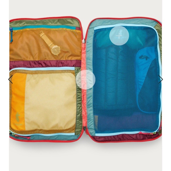 Cotopaxi Allpa 42L Travel Pack - Del Dia. Dark green, and multicolored. NWOT - Picture 9 of 10